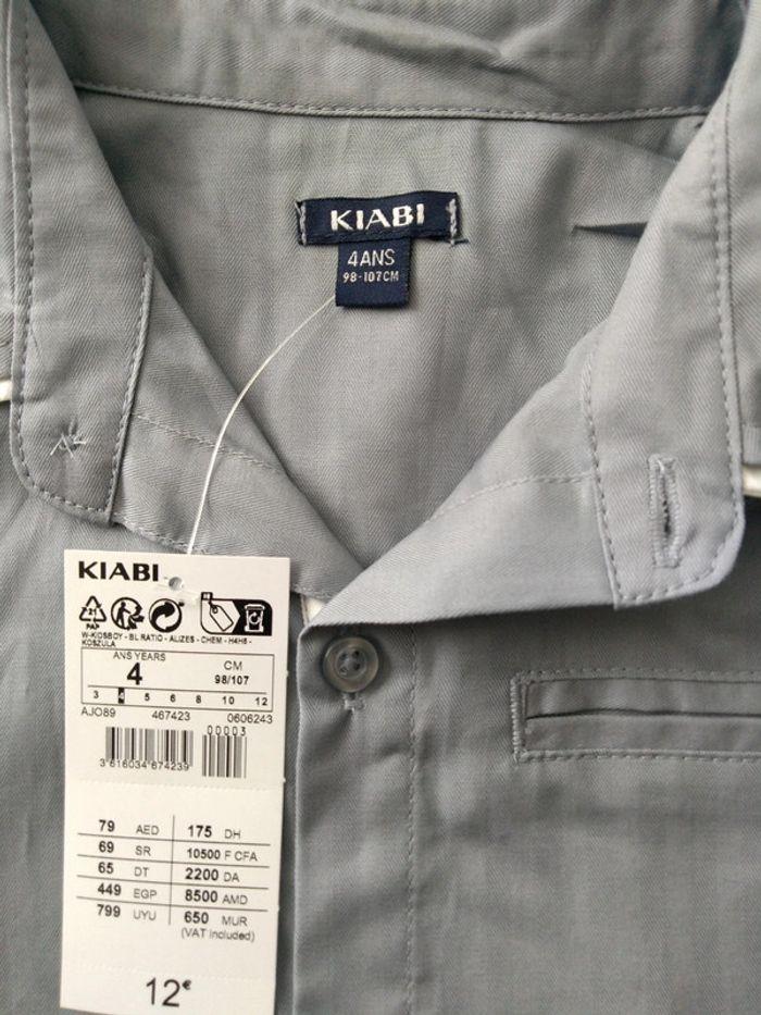 * Chemise gris foncé à manches longues T4A Kiabi - photo numéro 2