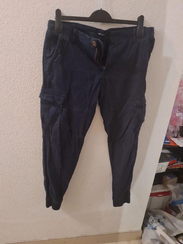 Pantalon bleu marine - photo numéro 1