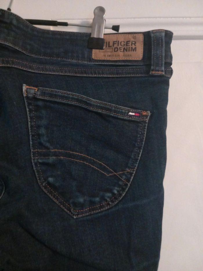 Jean bleu marine brut Modèle Sophie Skinny Tommy Hilfiger W30/L34 - photo numéro 3