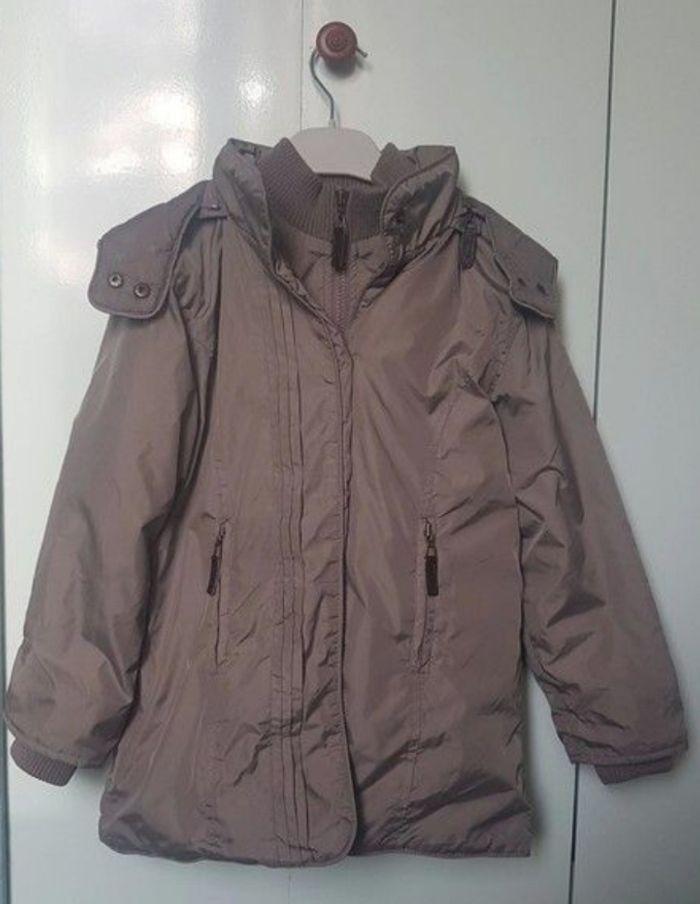 Blouson Cyrillus gris taupe - 6 ans - photo numéro 1