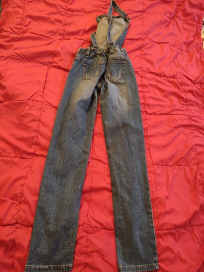 Pantalon salopette Jean taille 12 ans Punkidz marine - photo numéro 4