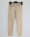 Jean taille basse  beige Zara T34