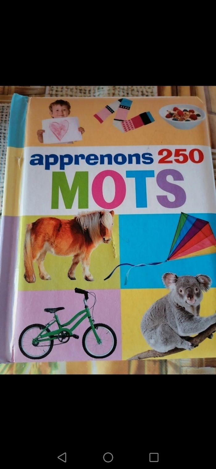 Livre apprenons les mots - photo numéro 1