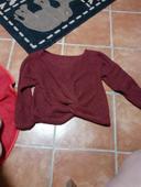 Pull bordeaux M