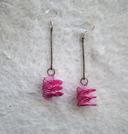 boucles or cr arg 925 ETE - création neuve rose