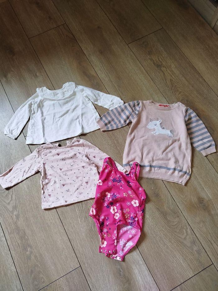 Lot vêtements bébé fille 9 mois hiver - 15 articles - photo numéro 4