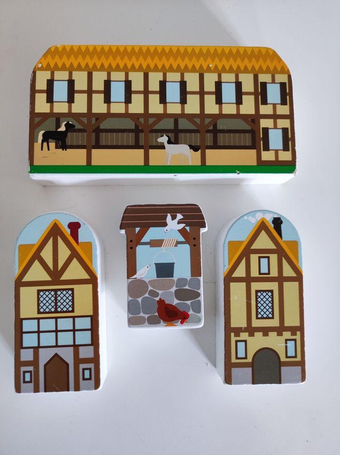 Lot jouet bois equestre écurie Melissa & Doug - photo numéro 1