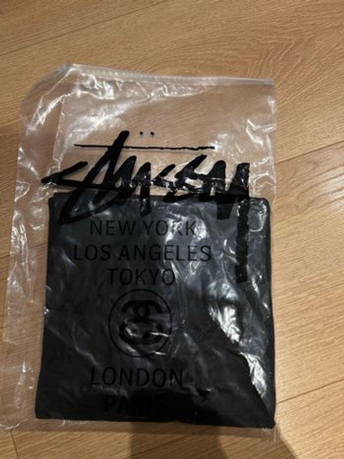 T shirt stussy noir avec imprimé - photo numéro 2