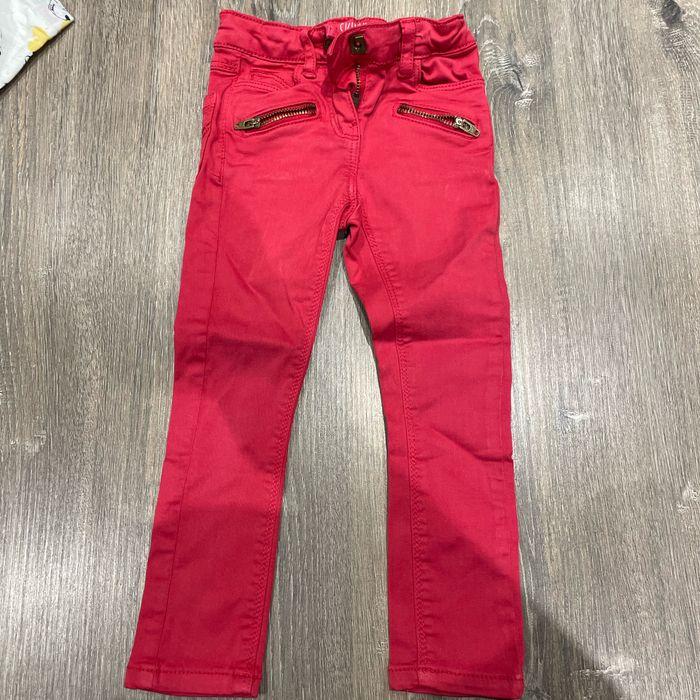 Jeans skinny 2 ans rouge - photo numéro 2