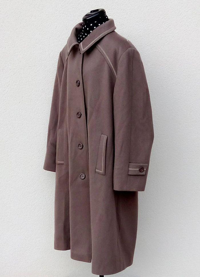 Manteau long Weinberg Paris Vintage made in France taupe taille M - photo numéro 4