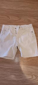 Short blanc jacadi