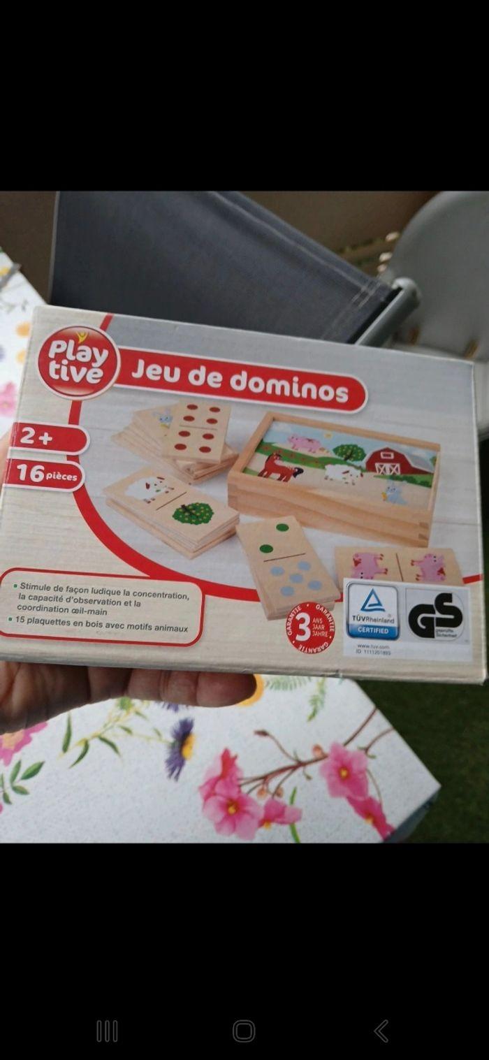 Jeu enfant domino à partir de 2 ans