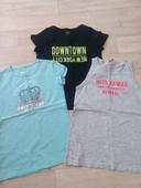 Lot  t-shirt fille