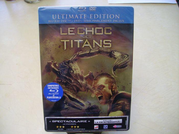 Le Choc Des Titans Blu Ray + DVD Steelbook Sous Blister.