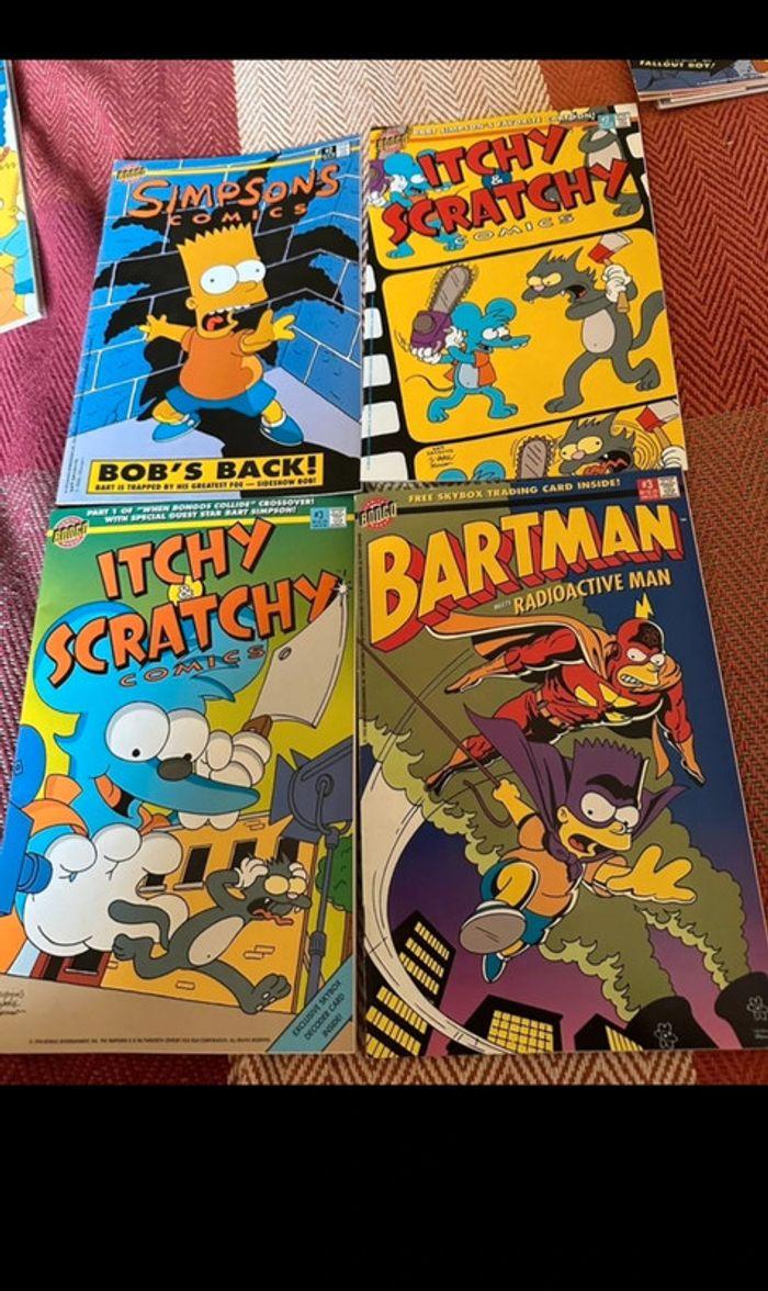 Rare Lot Comics Simpsons, Batman, Hulk, Beavis and Butt-Head, Promo Cards Vintage - photo numéro 9