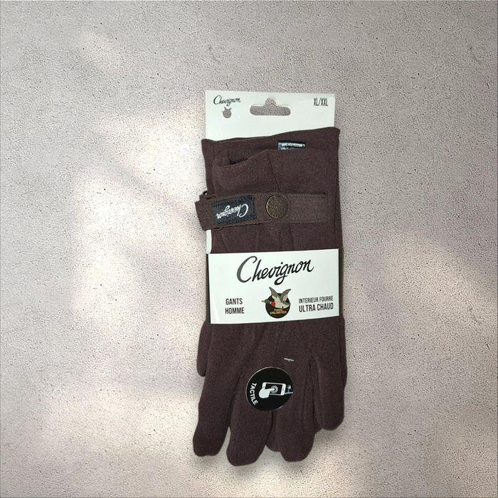 Lot de 2 Paires de Gants Chevignon Hommes Fourré Ultra Chaud Tactile XL/XXL - photo numéro 2