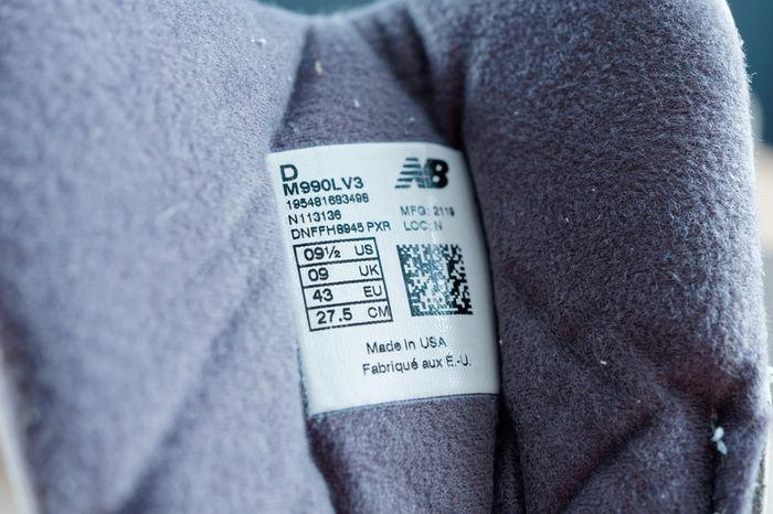 New Balance 990V3 x Levi's "Elephant Skin" - photo numéro 5