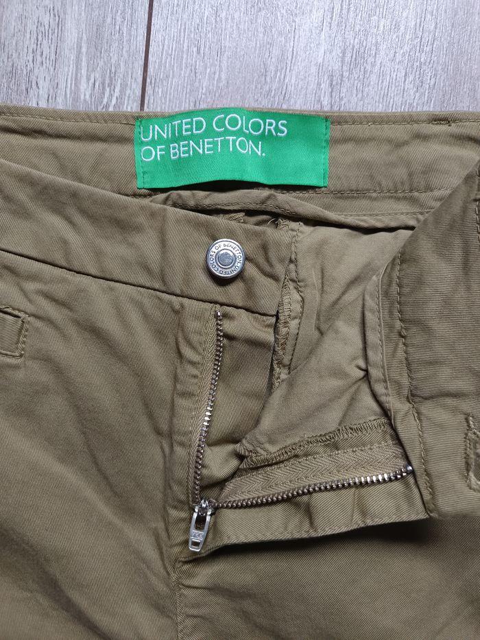 Chino United Colors of Benetton kaki taille 38 - photo numéro 8