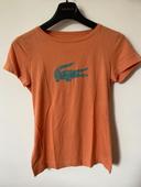 Tee-shirt Lacoste orange taille 36