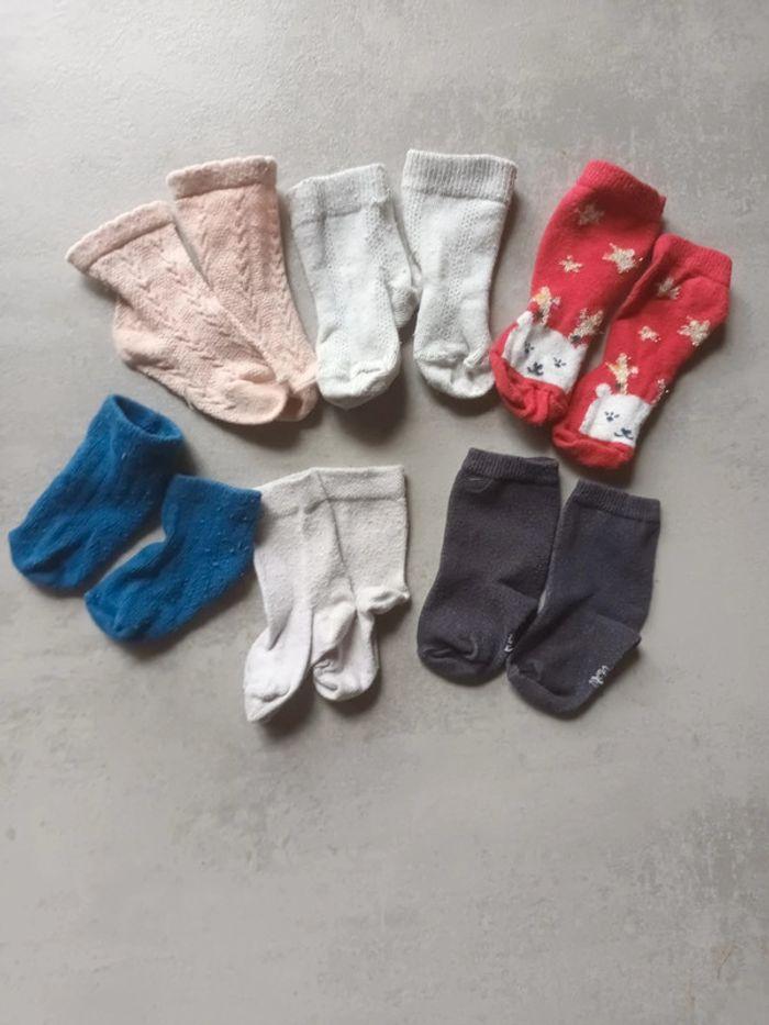 Lot de 6 paires de chaussette 15-18