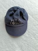 Casquette "petit coquin" 3/6 mois