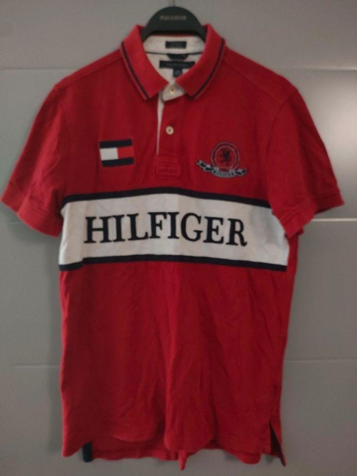 Polo tommy Hilfiger taille M patch - photo numéro 1