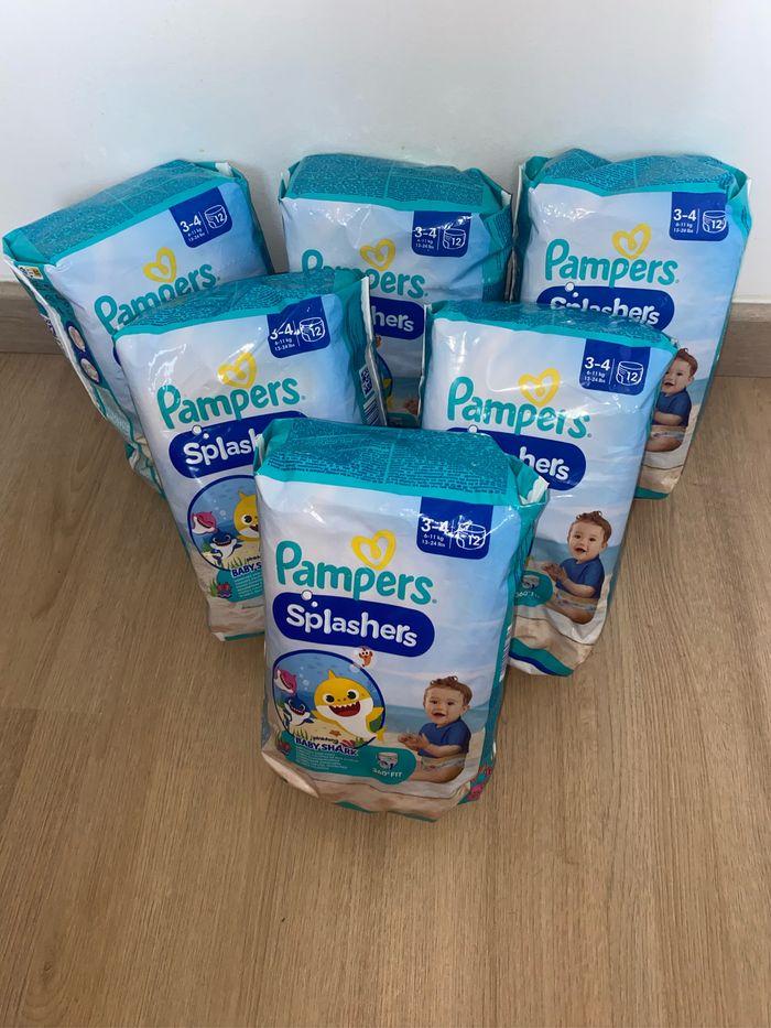 Lot de 6 paquets Pampers Splashers - photo numéro 2