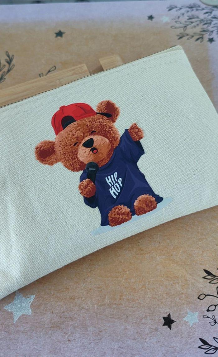 Pochette trousse Teddy 🧸 - photo numéro 3