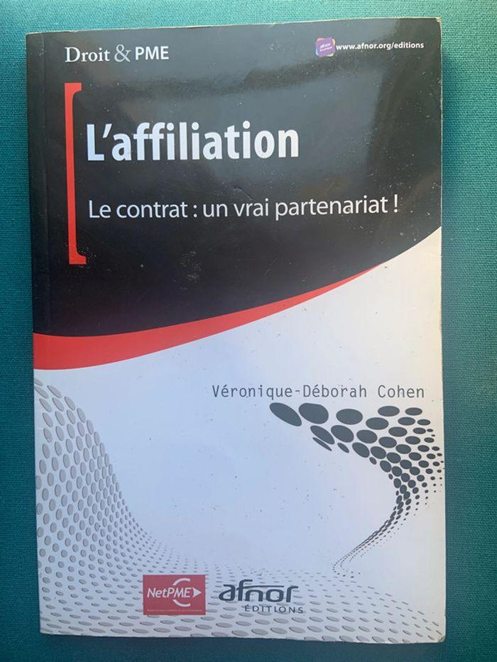 L’affiliation - le contrat : un vrai partenariat ! - photo numéro 1