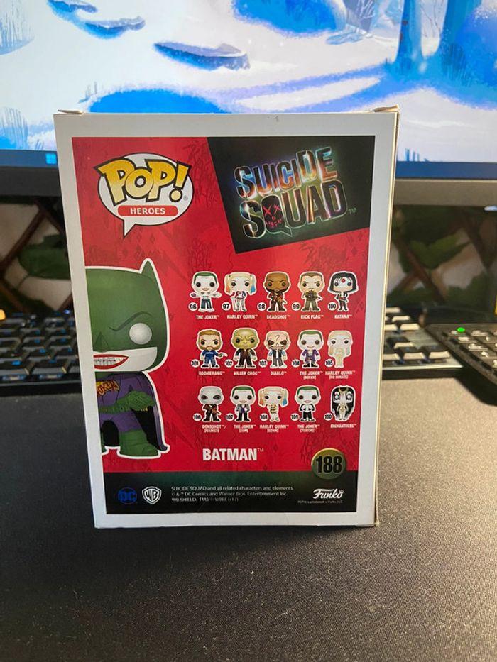 Funko Pop Batman sdcc 2017 exclusive rare suicide squad - photo numéro 3