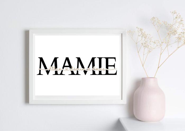 Affiche mamie