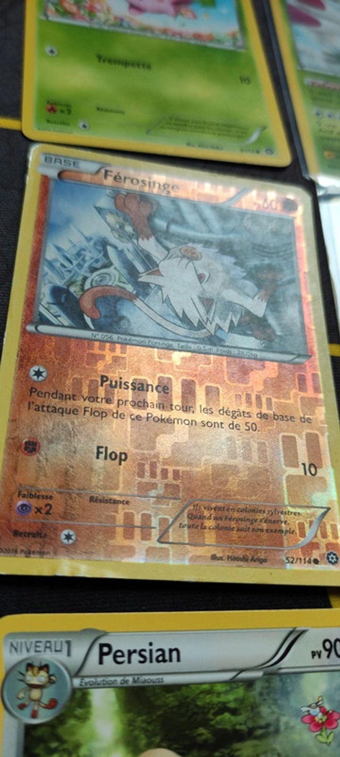 Lot cartes Pokémon XY Offensive vapeur - photo numéro 3