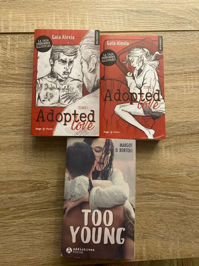 News romance adopted love tome 1 et 2 + too Young - photo numéro 1