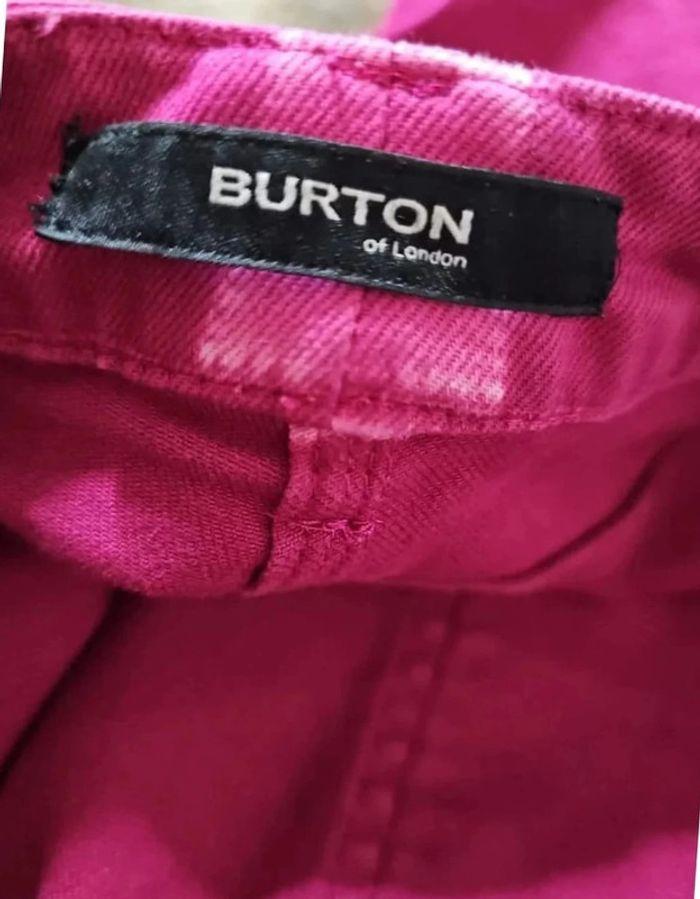 Jeans violet Burton 7/8 eme fermeture eclair chevilles - photo numéro 7