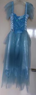 Robe de déguisement bleue ciel princesse