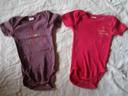 Lot de 2 bodies manches courtes Absorba 12 mois