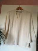 Chemisier haut blanc polyester veromoda