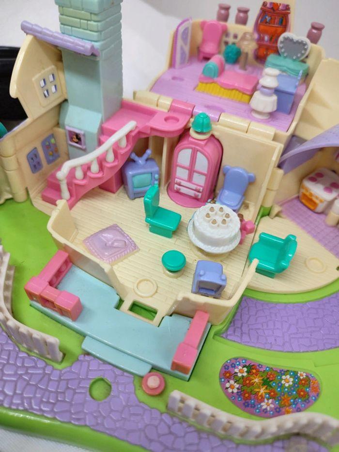 Polly pocket figurine Mickey Minnie Birthday maison house dingo Donald daisy - photo numéro 16