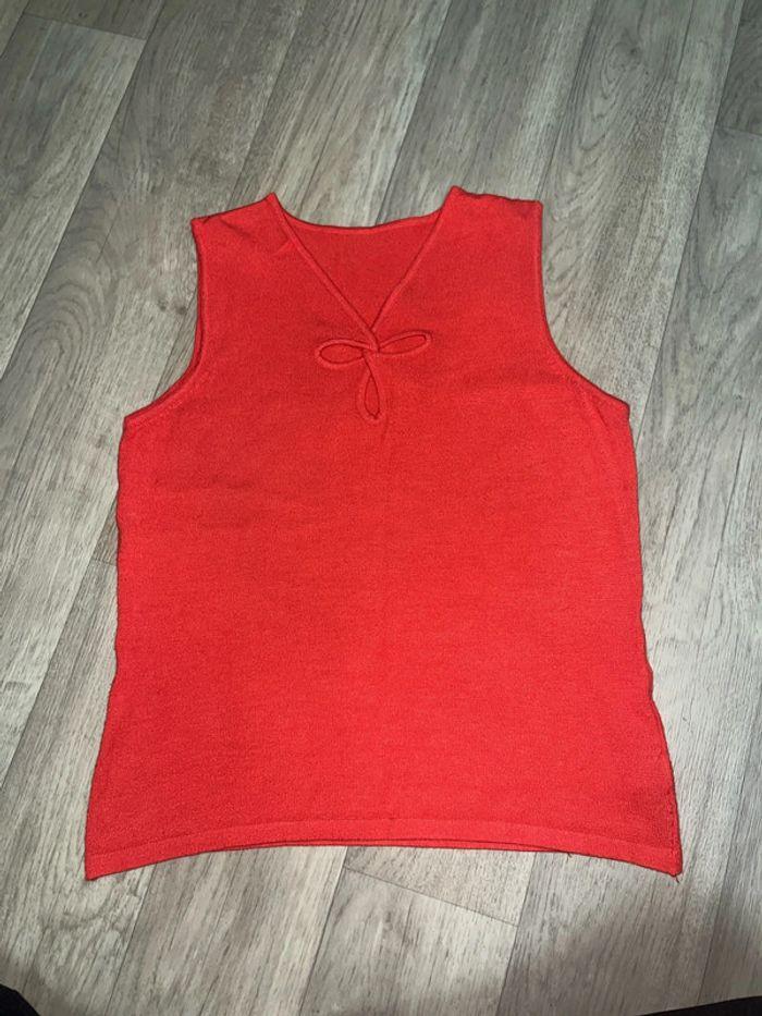 T shirt rouge femme taille s