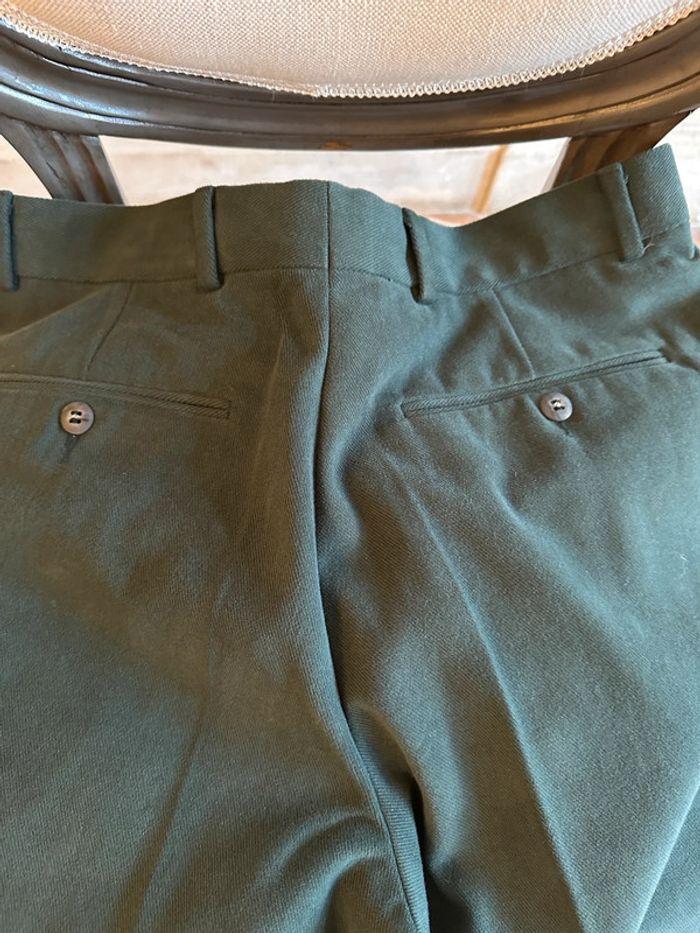 Pantalon de costume homme Hugo Boss velours vert T38/40 - photo numéro 3