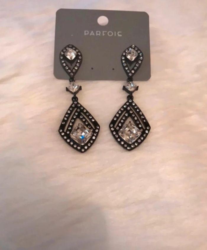 Boucles d’oreilles à strass - photo numéro 5