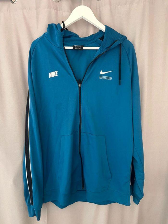 Veste homme à capuche nike bleue taille XL - photo numéro 1