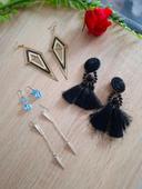 Lot boucle d'oreille fantaisie