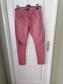 Jeans super skinny rose