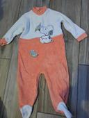 Pyjama snoopy mixte 18 mois