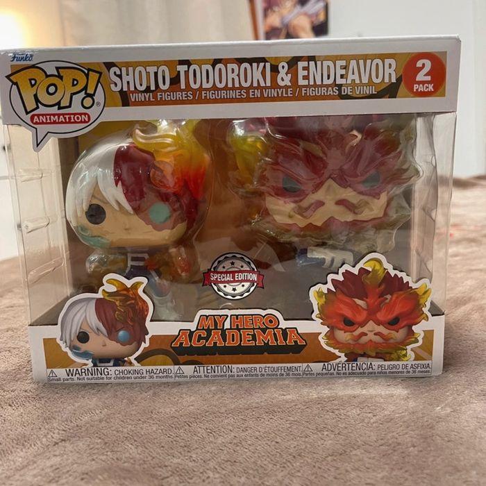 Funko Pop MHA : Shoto Todoroki & Endeavor édition spéciale