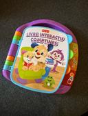 Fisher Price Livre interactif comptines  neuf à partir de 6 mois