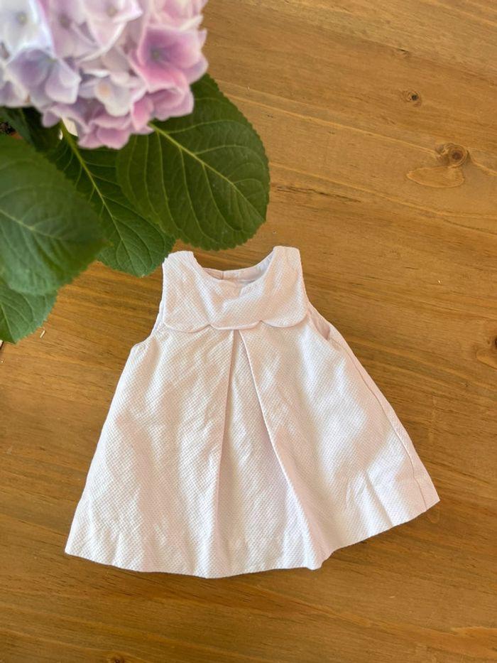 Robe rose pale Jacadi • 3 mois 60cm - photo numéro 1