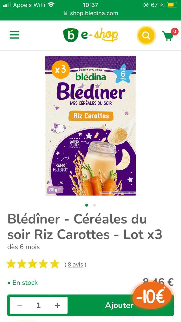 Blediner riz carotte