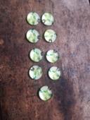 Lot de 9 cabochons